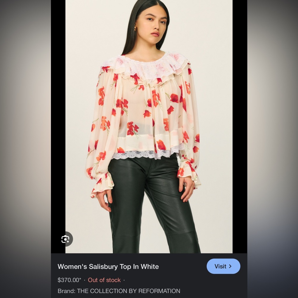 The Collection by Reformation Salisbury Blouse